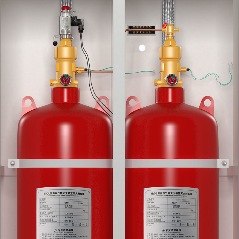Cabinet-Type HFC-227ea (Heptafluoropropane) Fire Suppression System